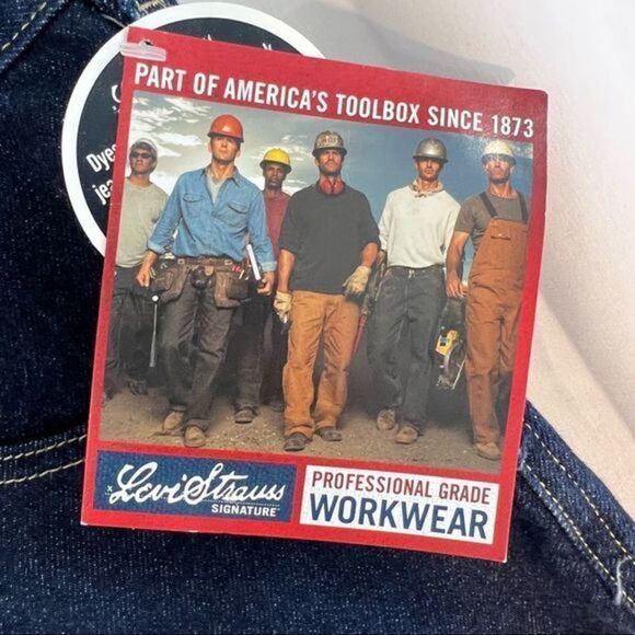 NEW Levi Strauss Signature Work Wear‎ Jeans 32x32 - Picture 3 of 7